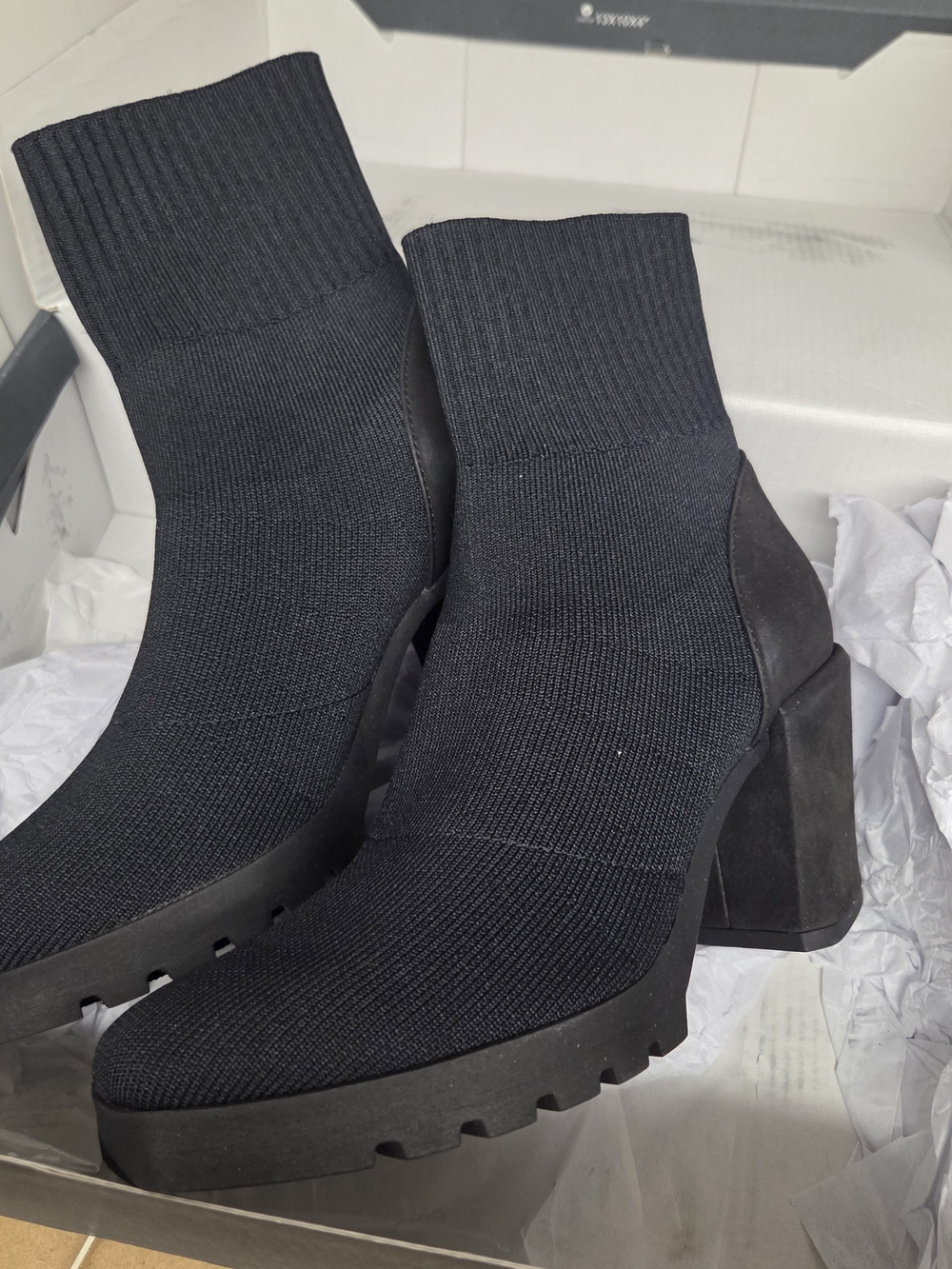 Eileen Fisher Spell Recycled Stretch Knit Booties 6.5
